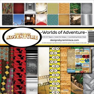 Reminisce Collection Kit - Worlds Of Adventure